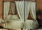 Voile Cotton 4 Poster Bed Curtains